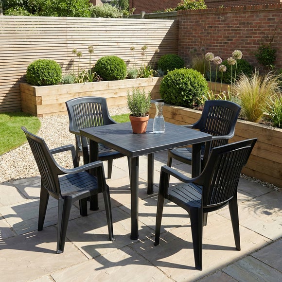 Trabella Alana Square Patio Table with 4 Bonnie Chairs, product image 1