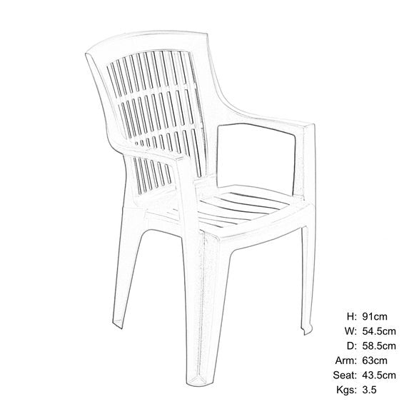 Trabella Aurora Rectangular Patio Table with 4 Bonnie Chairs, product image 10