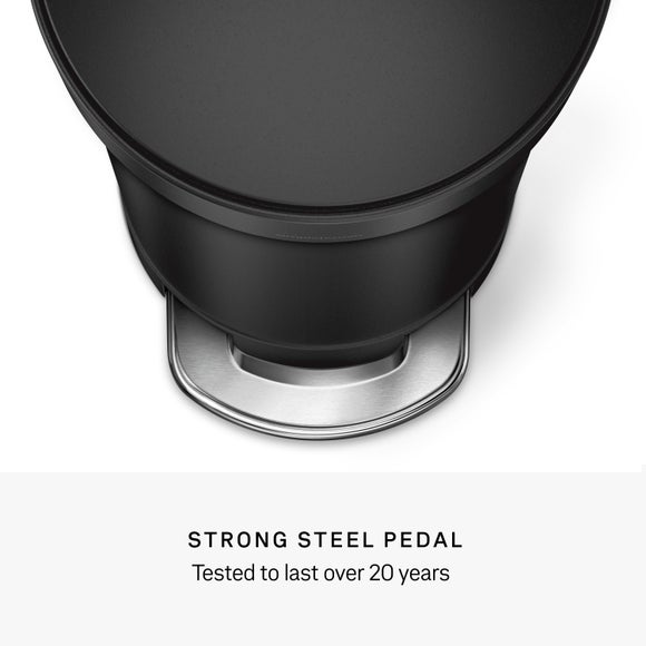 Simplehuman 45L Stainless Steel Slim Pedal Bin, product image 12