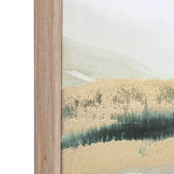 Cedar & Sage Set of 3 Triptych Abstract Landscape Framed Canvases