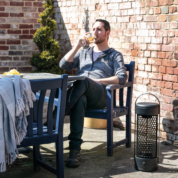 Igenix Pack of 2 Portable Patio Black Tower Heaters
