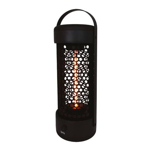 Igenix Pack of 2 Portable Patio Black Tower Heaters
