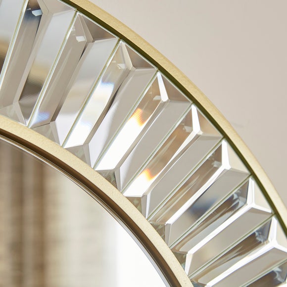 Audra Lozenge Full Length Wall Mirror