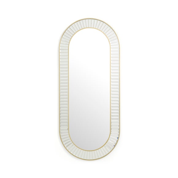 Audra Lozenge Full Length Wall Mirror