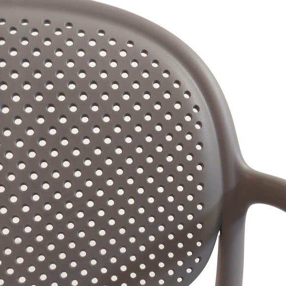 Bergen Round Bistro Table with 2 Stina Armchairs
