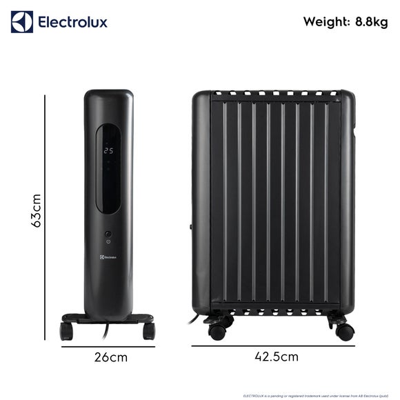 Electrolux 2000W Digital Close Fin Oil Heater