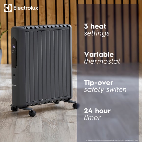 Electrolux 2500W Digital Close Fin Oil Heater