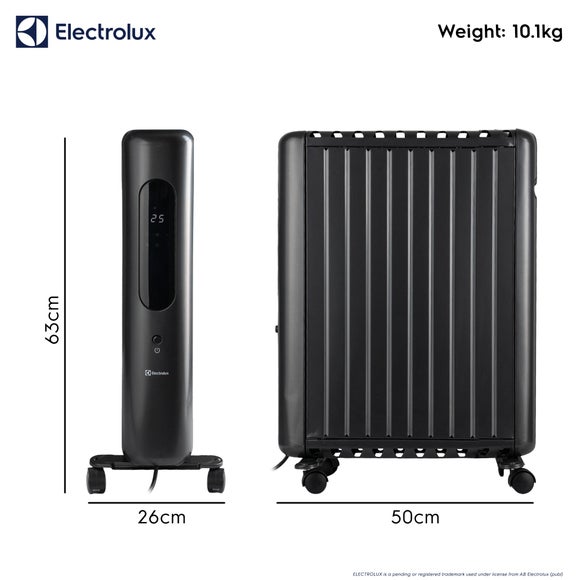 Electrolux 2500W Digital Close Fin Oil Heater