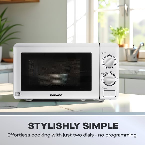 Daewoo 20L 800W Stainless Steel Microwave
