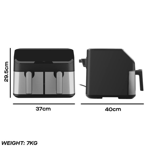Daewoo 9L Digital Double Drawer Air Fryer
