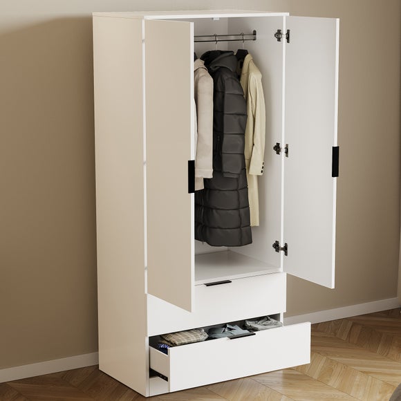 Hayes 2 Drawer Double Wardrobe, product image 9