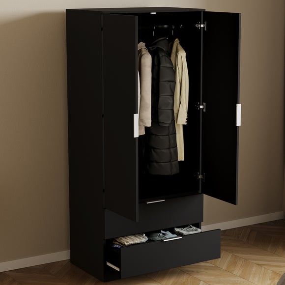 Hayes 2 Drawer Double Wardrobe, product image 2