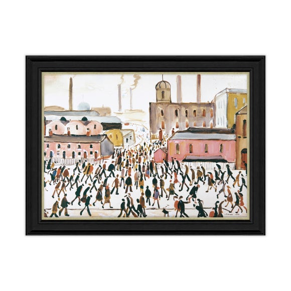 Artko Going to Work 1959 by L.S Lowry Framed Print