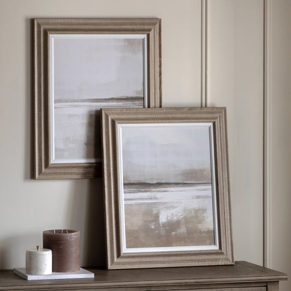 Cedar and Sage Set of 2 Sandscape Framed Canvases
