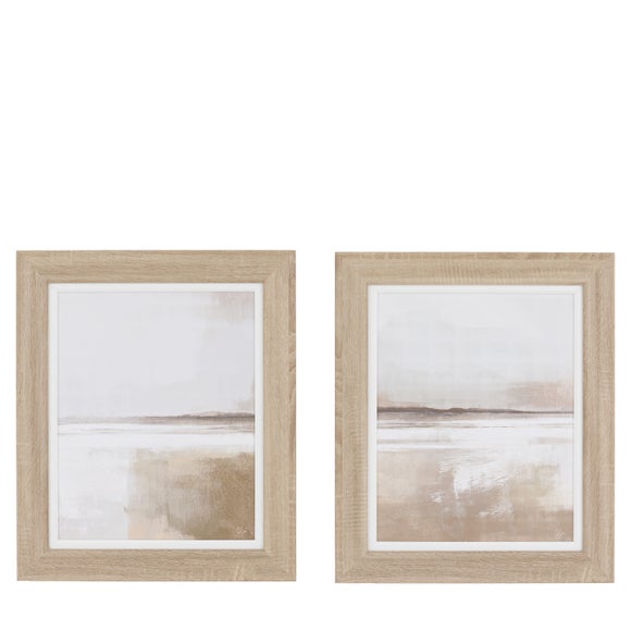 Cedar and Sage Set of 2 Sandscape Framed Canvases