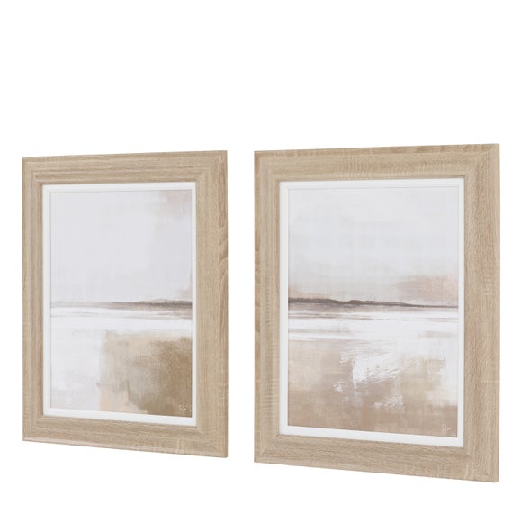 Cedar and Sage Set of 2 Sandscape Framed Canvases