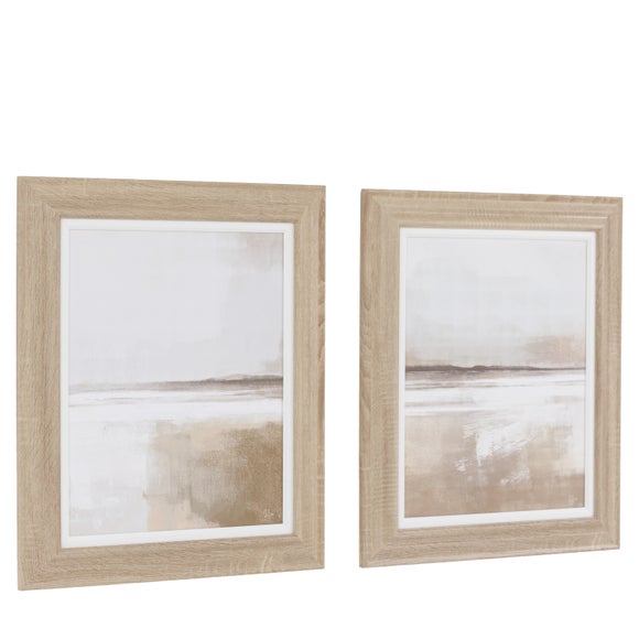 Cedar and Sage Set of 2 Sandscape Framed Canvases