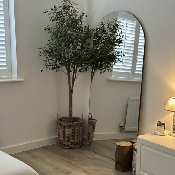Arcus Frameless Arched Full Length Wall Mirror, product image 1